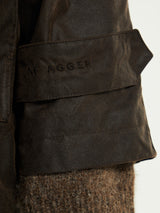 AF Agger - Oilskin Coat in Brown