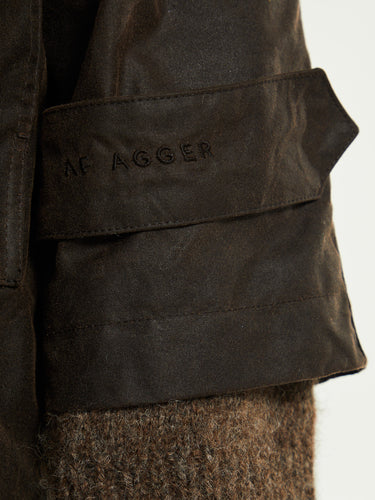 AF Agger - Oilskin Coat in Brown