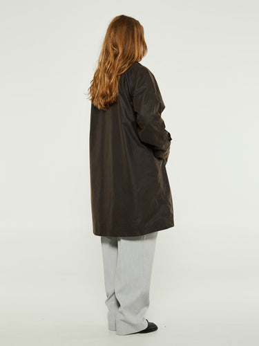 AF Agger - Oilskin Coat in Brown