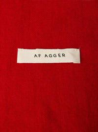 AF Agger - Cashmere Scarf in Red