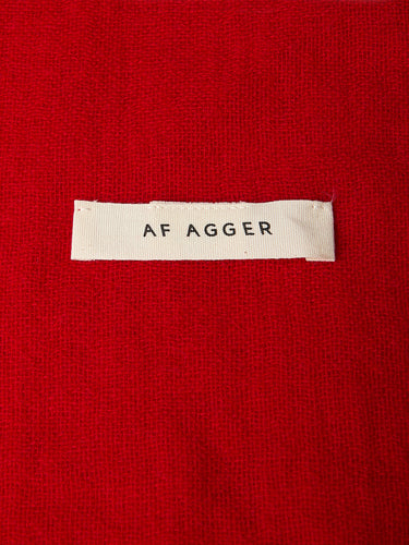 AF Agger - Cashmere Scarf in Red
