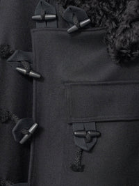 AF Agger - Hainsworth Wool Officer Coat in Black
