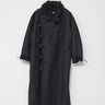 AF Agger - Hainsworth Wool Officer long Coat in Black