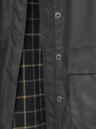 AF Agger - Oilskin Jacket in Black