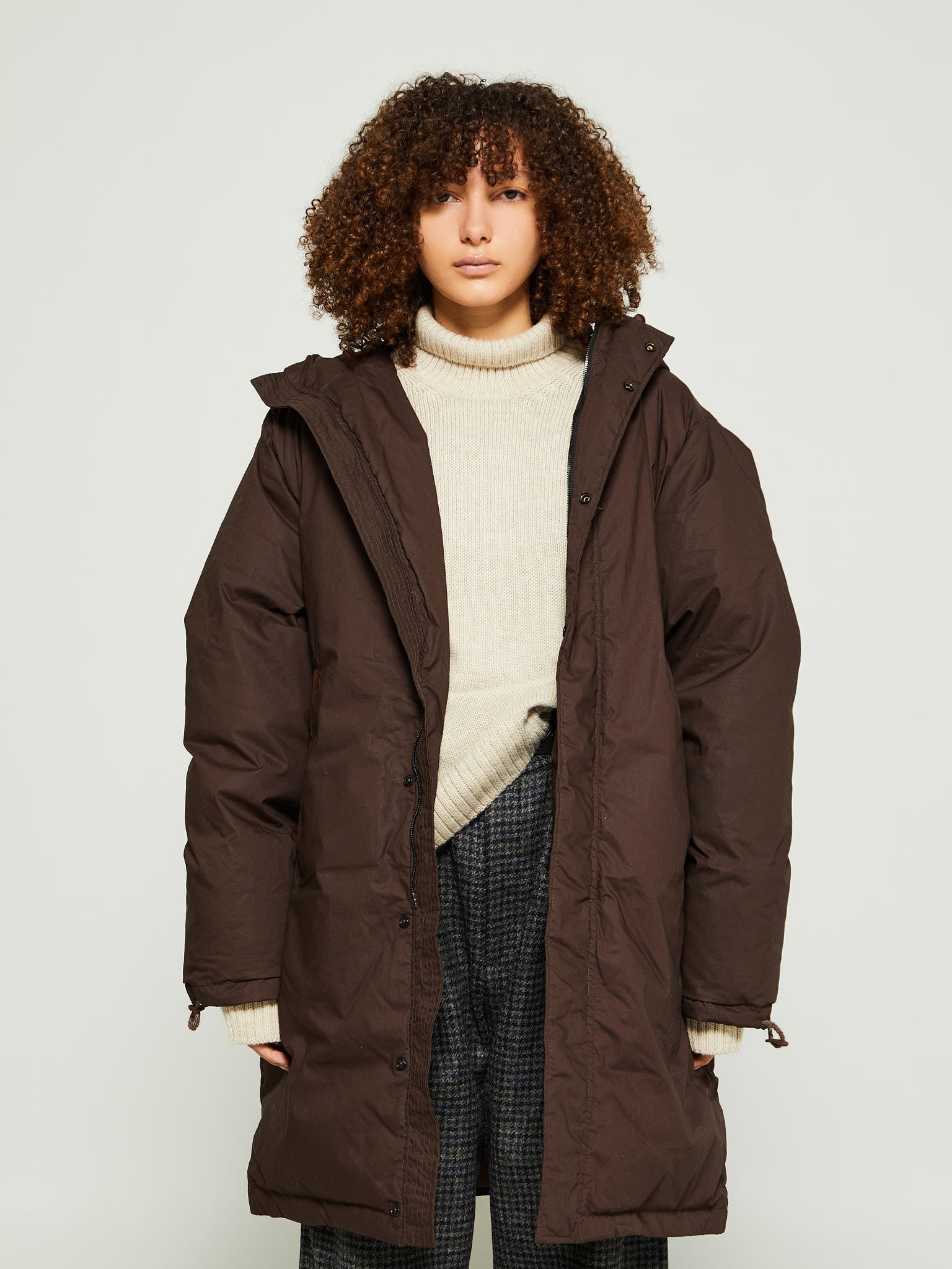 AF Agger - Re:Down Puffer Coat in Brown