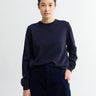 AF Agger - Merino knit crew neck in Navy