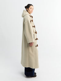 AF Agger - Klippan boiled wool duffle coat in Oatmeal