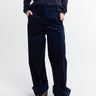AF Agger - Corduroy wide pants in Navy