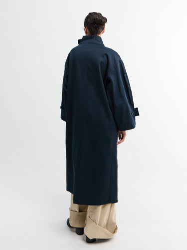 AF Agger - Water Resistant Coat in Navy
