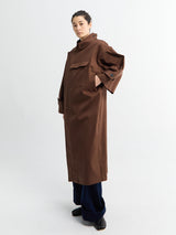 AF Agger - Water resistant trench coat in Dusty Brown