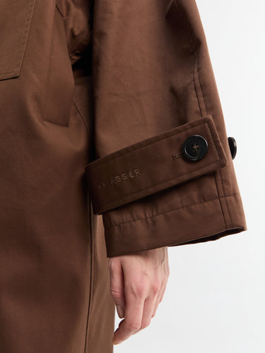 AF Agger - Water resistant trench coat in Dusty Brown