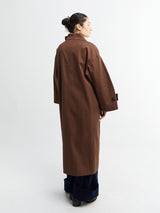 AF Agger - Water resistant trench coat in Dusty Brown
