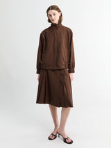 AF Agger - Tropical wool Tracksuit top in Brown