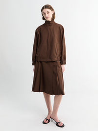 AF Agger - Tropical wool Tracksuit top in Brown