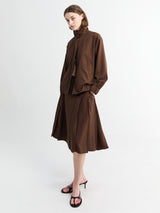 AF Agger - Tropical wool Tracksuit top in Brown