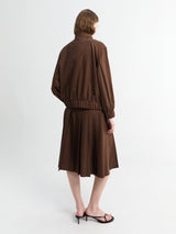 AF Agger - Tropical wool Tracksuit top in Brown