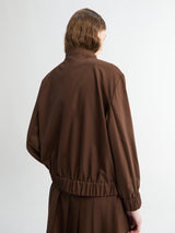 AF Agger - Tropical wool Tracksuit top in Brown