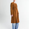 AF Agger - Suede Coat in Cognac