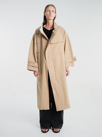 AF Agger - Water Resistant Coat in Beige