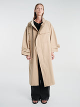 AF Agger - Water Resistant Coat in Beige