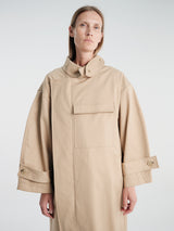 AF Agger - Water Resistant Coat in Beige