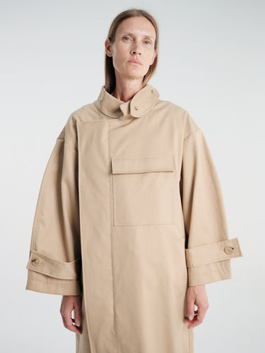 AF Agger - Water Resistant Coat in Beige