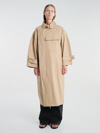 AF Agger - Water Resistant Coat in Beige