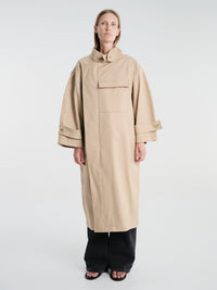 AF Agger - Water Resistant Coat in Beige