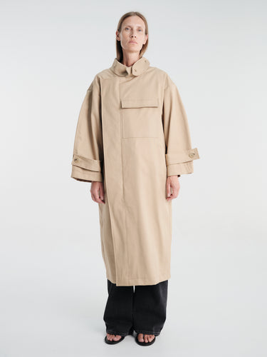 AF Agger - Water Resistant Coat in Beige