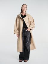 AF Agger - Water Resistant Coat in Beige