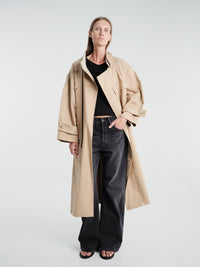 AF Agger - Water Resistant Coat in Beige