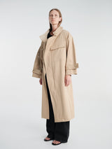 AF Agger - Water Resistant Coat in Beige