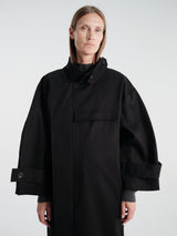 AF Agger - Water Resistant Coat in Black
