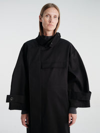 AF Agger - Water Resistant Coat in Black