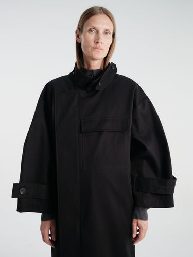 AF Agger - Water Resistant Coat in Black
