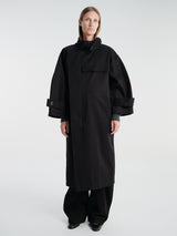 AF Agger - Water Resistant Coat in Black