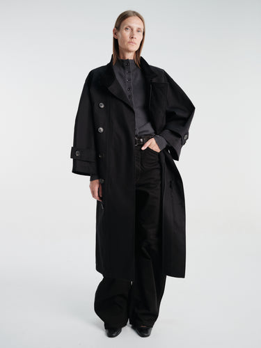 AF Agger - Water Resistant Coat in Black