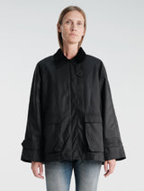 AF Agger - Oilskin Jacket in Black