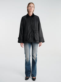 AF Agger - Oilskin Jacket in Black