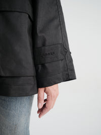 AF Agger - Oilskin Jacket in Black