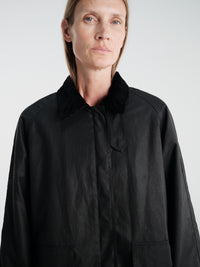 AF Agger - Oilskin Jacket in Black