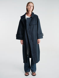 AF Agger - Water Resistant Coat in Navy