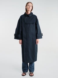 AF Agger - Water Resistant Coat in Navy