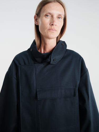 AF Agger - Water Resistant Coat in Navy
