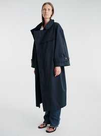 AF Agger - Water Resistant Coat in Navy