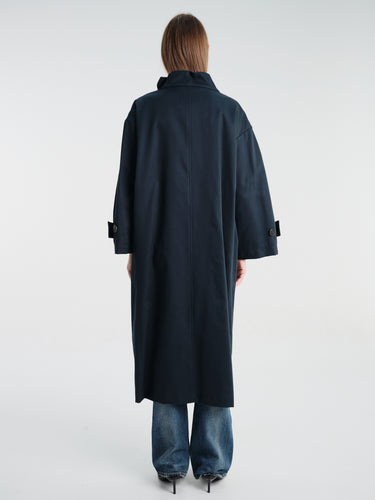 AF Agger - Water Resistant Coat in Navy