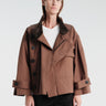 AF Agger - Water Resistant Jacket in Dusty Brown