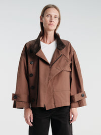AF Agger - Water Resistant Jacket in Dusty Brown