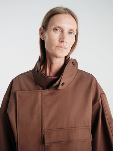AF Agger - Water Resistant Jacket in Dusty Brown