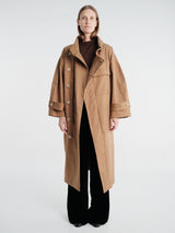 AF Agger - Water Resistant Coat in Tobacco
